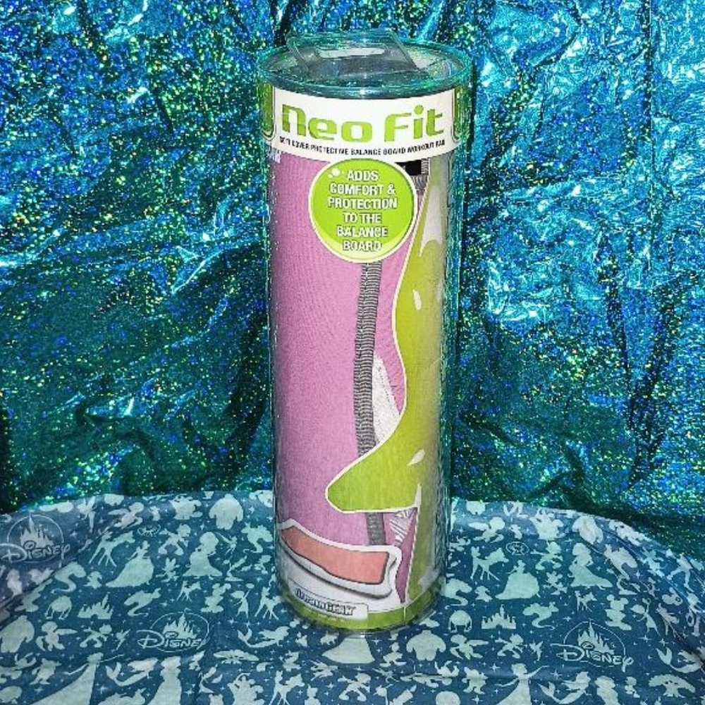 Nintendo Wii Pink Neo Fit Balance Board Protector Neoprene Mat Cover Exercise